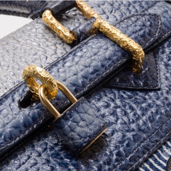 💙🥂🎉LV Leather & Denim Stripes Corsaire🎉🥂💙 - Picture 12 of 16